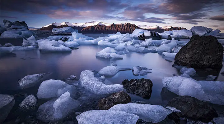 تالاب یخچالی جوکولسارلون در ایسلند