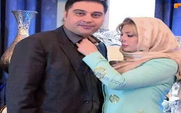 کار عجیب خانم بازیگر با لباس همسرش در یک عکس