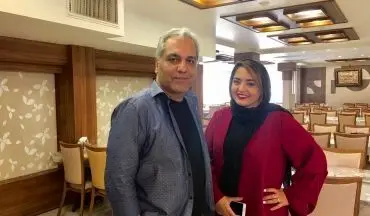 نرگس محمدی در کنار مهران مدیری در مشهد | عکس
