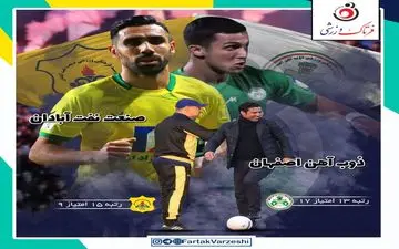 ذوب‌آهن اصفهان - نفت آبادان؛ جنگ بقا و رسیدن به بالای جدول در اصفهان