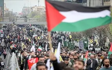 آغاز راهپیمایی روز قدس در تهران 