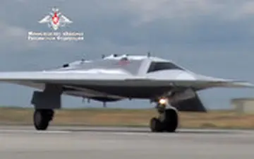 اولین تصاویر منتشرشده از جنگنده بدون سرنشین روس