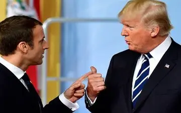 دفتر ریاست جمهوری فرانسه: مواضع ترامپ و ماکرون نزدیکتر شده است