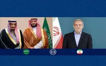 پیام تبریک سالروز پیروزی انقلاب اسلامی پادشاه و ولیعهد عربستان به پزشکیان