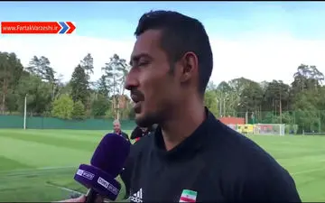 صحبت های قوچان نژاد در مورد روند تمرینات تیم ملی + فیلم