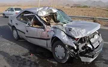 5 مسافر در 2 خودروی پژو 405 و پراید جزغاله شدند / تصادف مرگبار در جاده جاجرم
