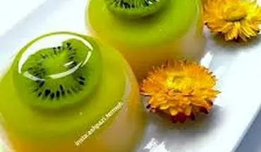 آموزش یک دسر جذاب | طرز تهیه ژله ویترینی با کیوی !