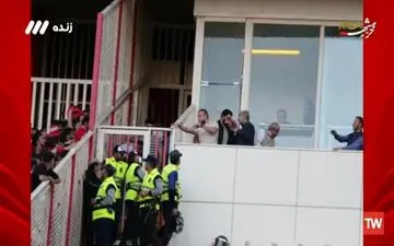 تصاویر ارسالی تراکتوری‌ها علیه پرسپولیسی‌ها