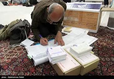 فرایند شمارش آرای انتخابات ریاست جمهوری در همدان + تصاویر