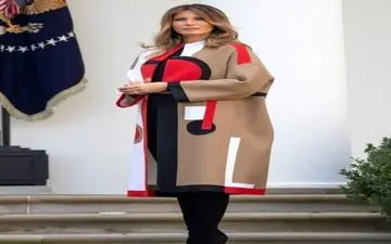 عکس منتشر شده ملانیا ترامپ از روز برفی کاخ سفید