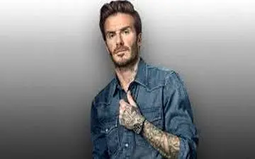 تیپ جالب و عجیب فوتبالیست جذاب و همسرش