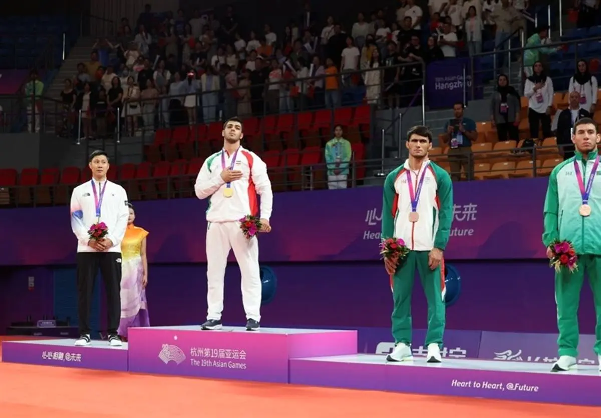 بازی‌های آسیایی هانگژو| صعود یک پله‌ای ایران در جدول توزیع مدال‌ها 
