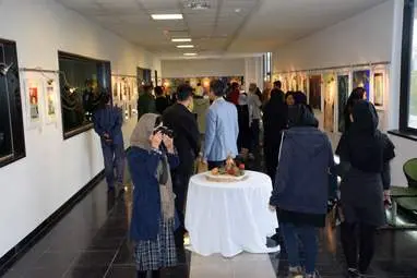 گزارش تصویری افتتاحیه نمایشگاه رنگ و زندگی